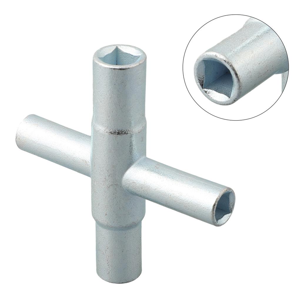 40Cr Steel 7.7*7.7cm Cross Faucet Wrench Hand Tools