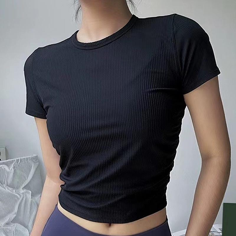 

Lulu Zgly Women s Slim Fit Quick-Dry Yoga T-Shirt - Short Sleeve Extra Large