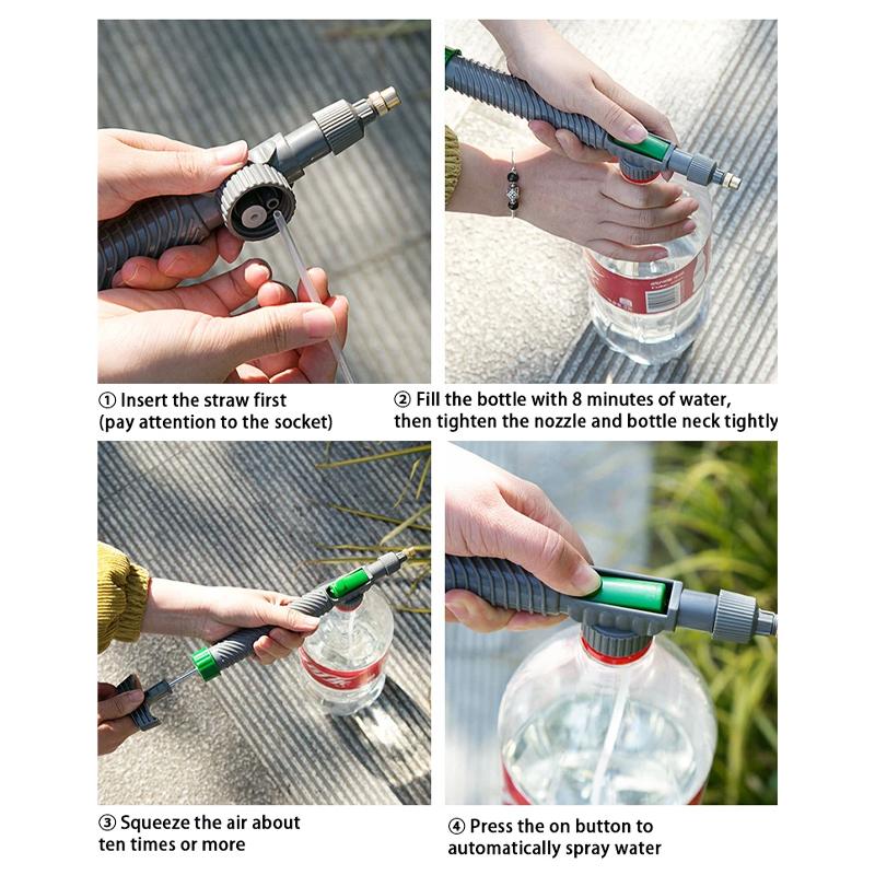 1-10PCS Manual High Pressure Air Pump Sprayer Adjustable Drink Bottle Spray Head Garden Watering Tool Sprayer Agriculture Tools
