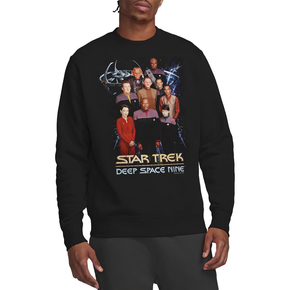 STAR TREK Unisex Adult DS9 Crew Sweatshirt