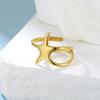 My Shape Starfish Rings Geometric Finger Ring for Women Girls Adjustable  Size Stainless Steel Ring Jewelry Summer Beach Gifts
