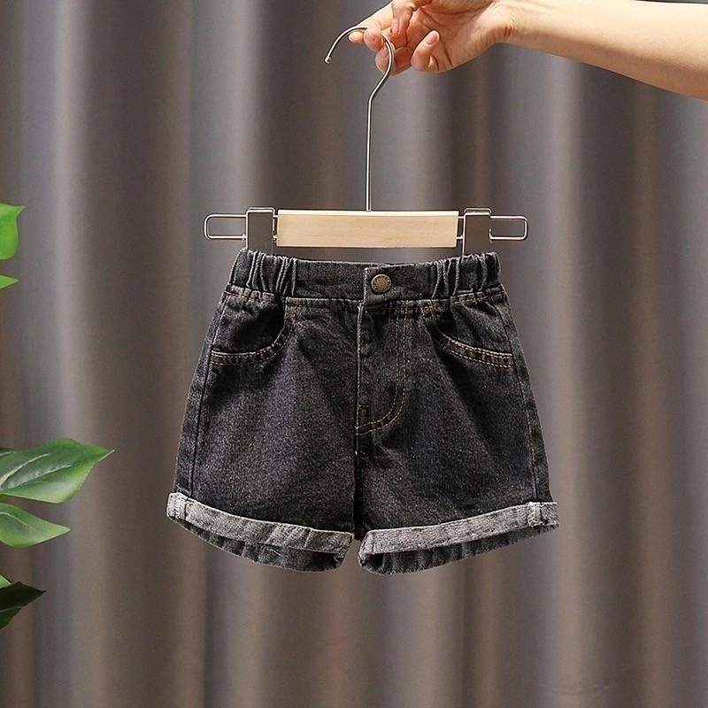 

Брюки для девочек, летняя одежда, джинсовые шорты для девочек, летние детские модные шорты, тренд 160