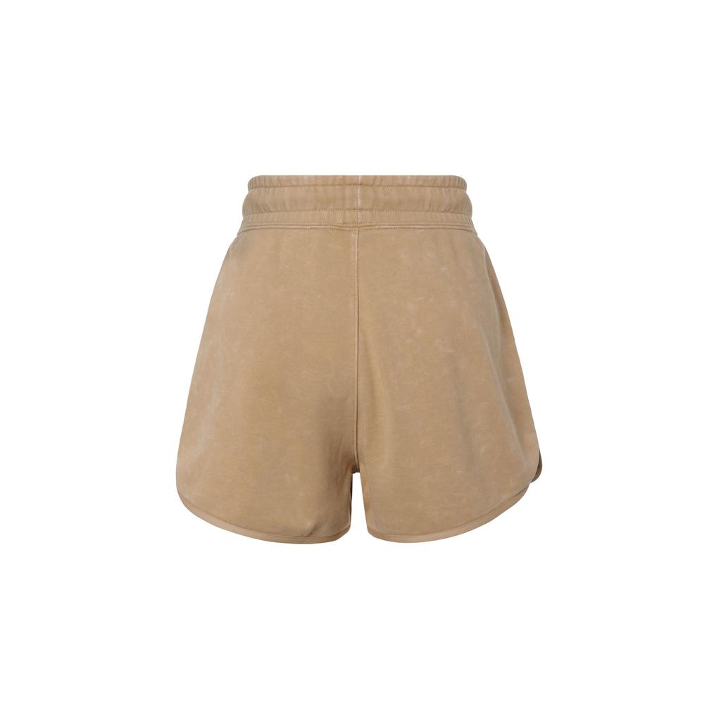 Jordan Flight Fleece Unifarben Mittelhoch Freizeitshorts Damen Unterteile Khaki FN5748-244