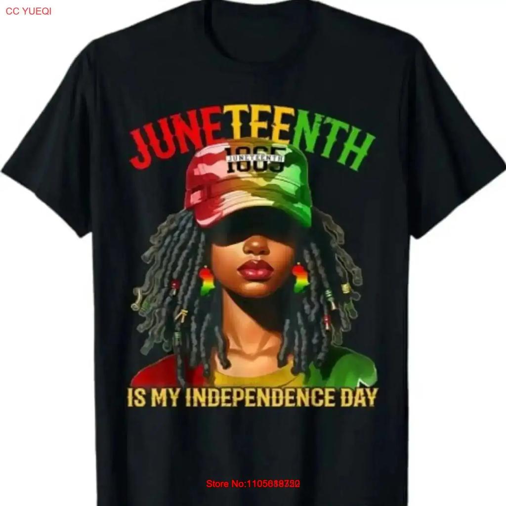 Juneteenth Is My Independence Day Black Unisex Freedom 1865 T Shirt Vintage Graphic Streetwear Soft Vintage