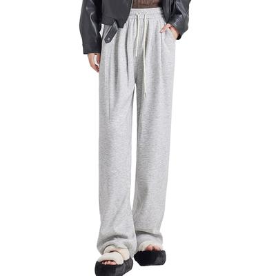 Maytopia Thick Elastic Comfortable Jersey Relaxed Loose Plus Stylish for Fall and CK1380R Women's Sweatpants, Fleece-Lined, Waist, Pants, Loungewear,