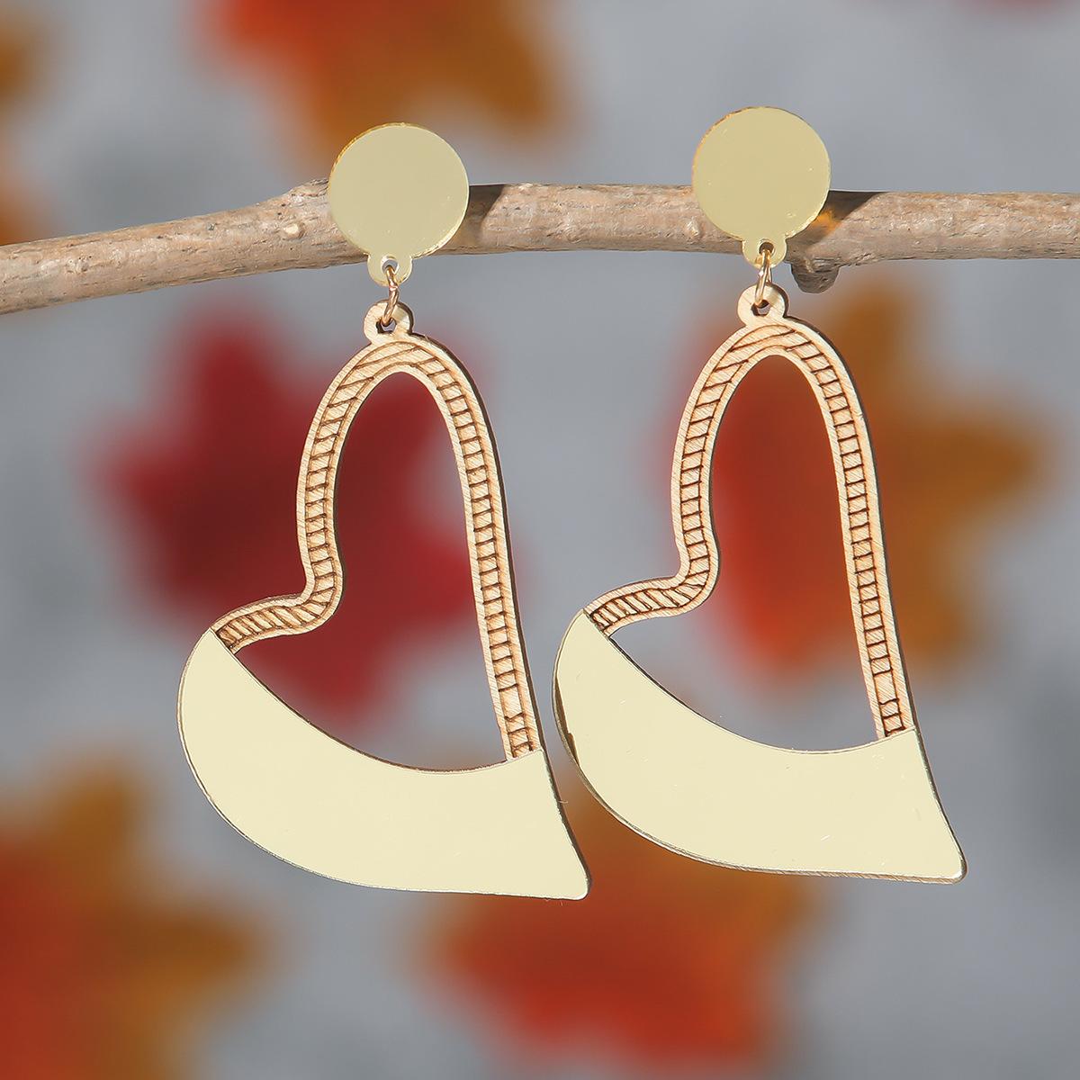 

Модные висячие серьги для женских украшений золотой