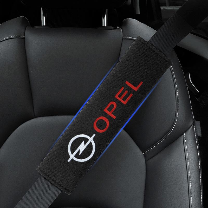 2Pcs Car Seat Shoulder Belt Cover Protector Pad Auto Accessories For Opel Astra J G Insignia Corsa D Vectra C Zafira a Auto Gadgets