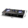 European-Style Three-Burner Stove, Simple Three-Burner Gas Stove