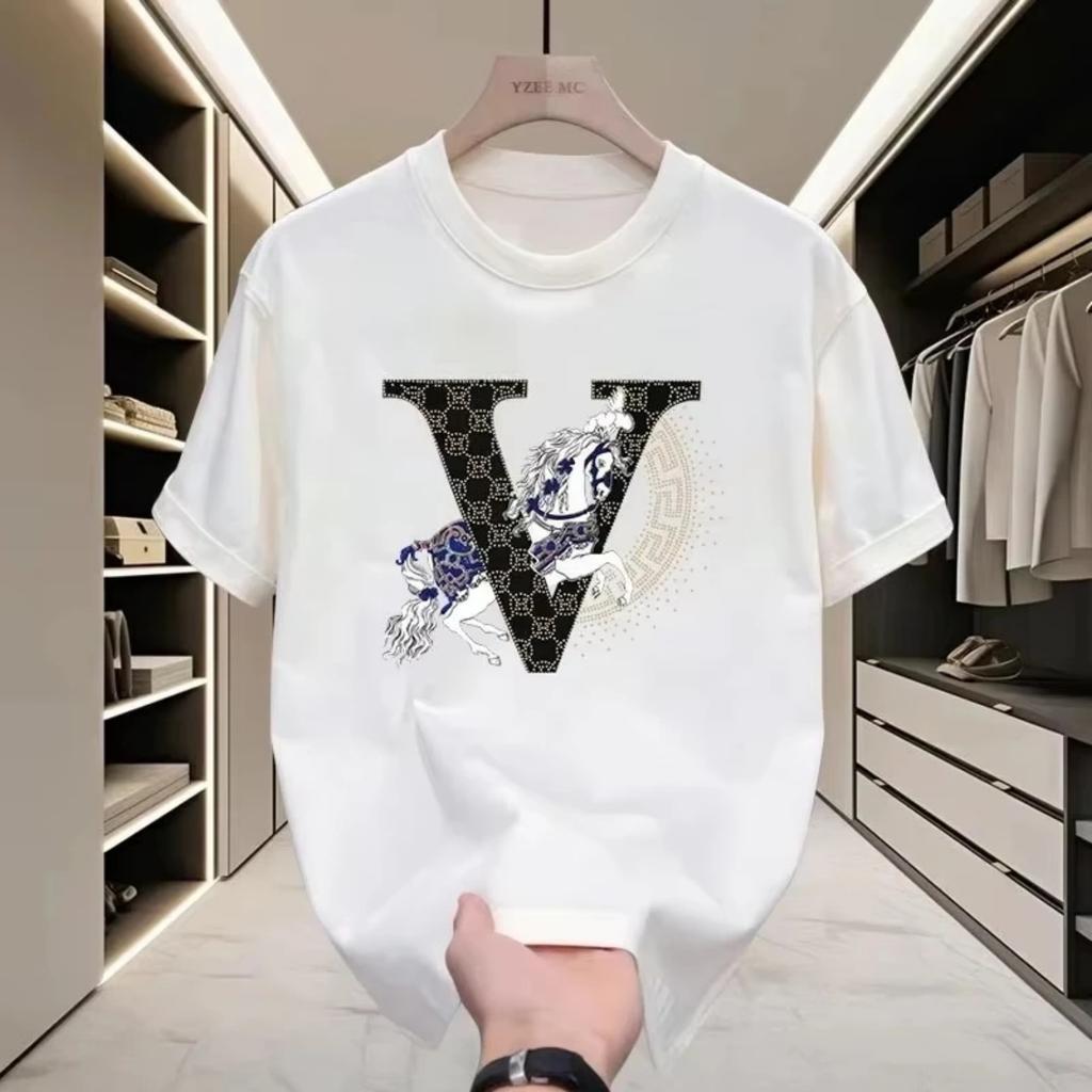2026 Summer New Fashion, Casual, and Versatile Trendy Round Neck T-shirt Top