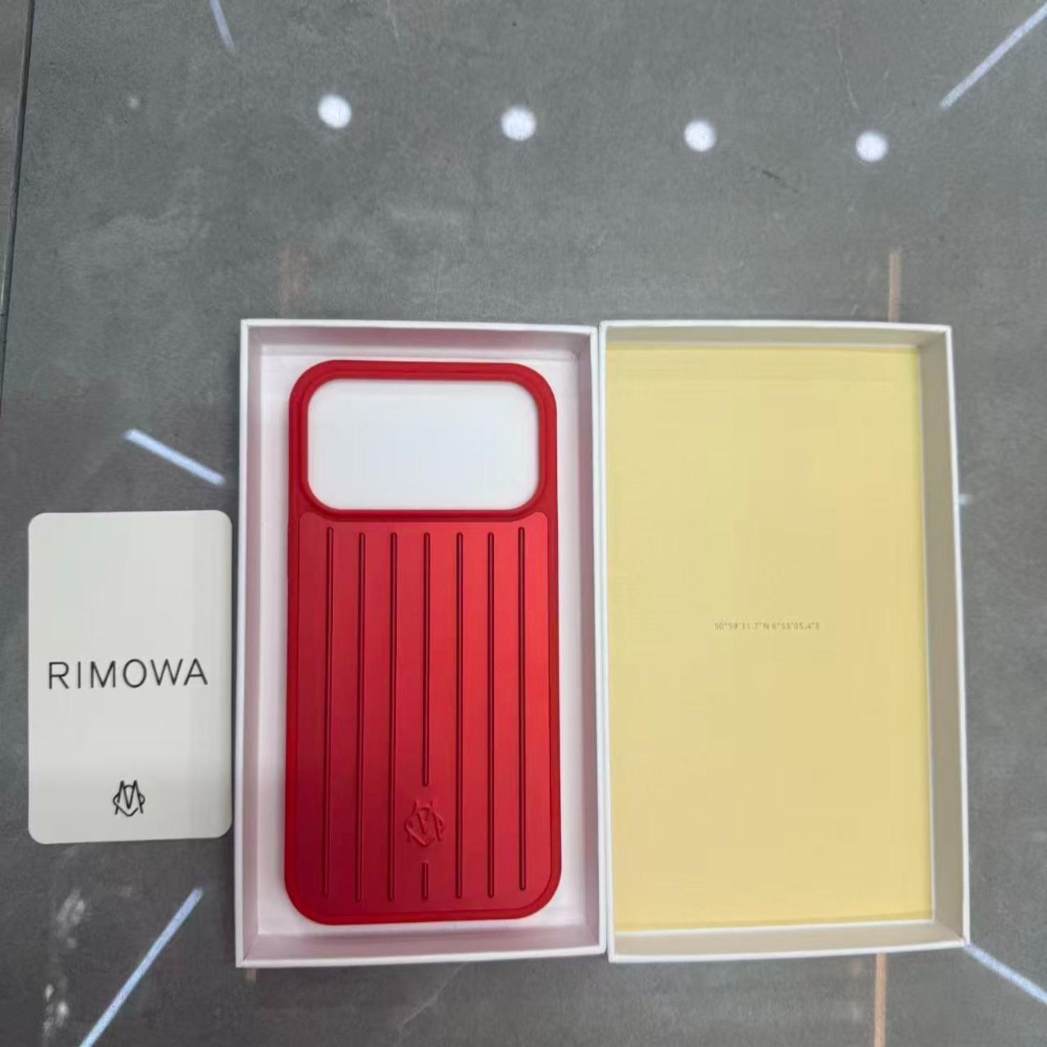 Custodia Elegante Avanzata Minimalista 3D in Lega di Alluminio a Strisce Ondulate per IPhone 17 Pro Max 16 15 14 13 Protezione Posteriore Robusta Busines Sle Copertura Valigia iPhone 17 Pro  rosso