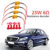 2-8Pcs LED Car Light Resistance Anti-Flicker Adapter Waterproof 25W 6ohm Load Resistors for Automobile Reverse Light Signal Lamp