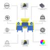 VANEST Industrial scrap metal shredder for Wood Scrap Metal Cardboard, Paper, Plastic Small Shredder Industrial Waste Disposal