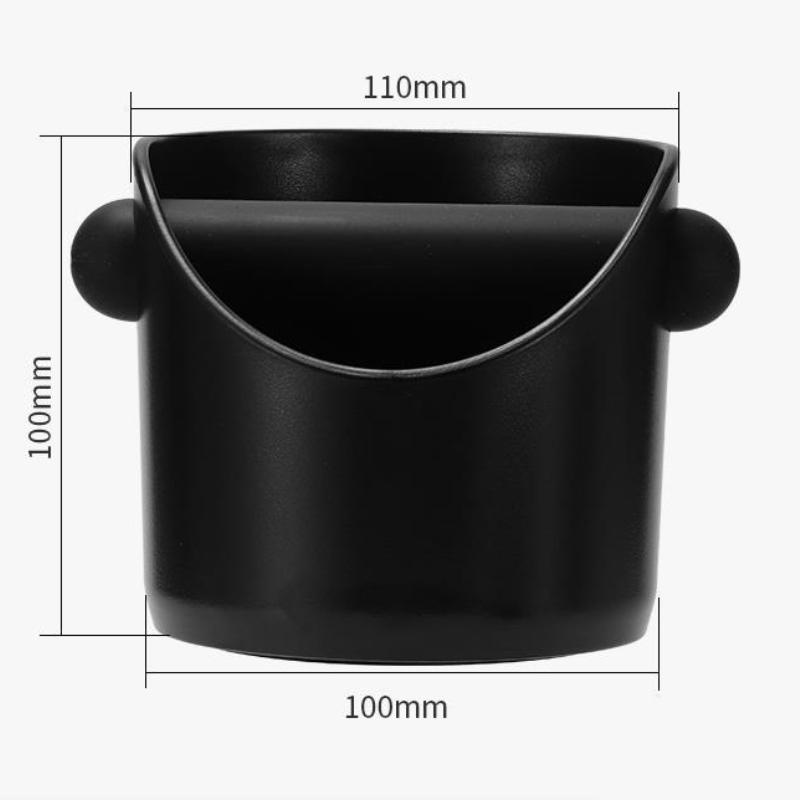 Coffee Knock Box Espresso Grounds Container Anti Slip Powder Beveled Residue Dump Bin Bucket Barista Accessories Maker Tools