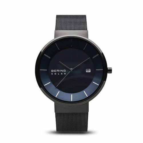 

Чоловічий аналоговий сонячний годинник BERING, Модель колекції 14639-227, Ремінець з нержавіючої сталі та сапфірове скло, Офіційно імпортований, 3-річна внутрішня гарантія,