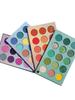 Genuine Goods Beauty Glazed60 Color Rainbow Eye Shadow Fashion Stage Makeup Special Eye Shadow Plate Multicolor Foldable Ins