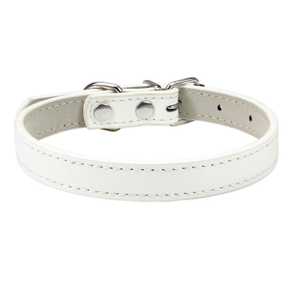 Strictly selected PU leather collar small and medium dog collar 2024 pet collar accessories cat collar