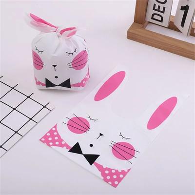 Geantă de ambalare Desene animat drăguț de biscuiți geantă de gustare sac de ambalare 50buc