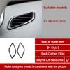 For BMW X1 E84 2011-2015 Carbon Fiber Center Console Gear CD Door Panel Trim Sticker Decoration Car Interior Tuning Accessories