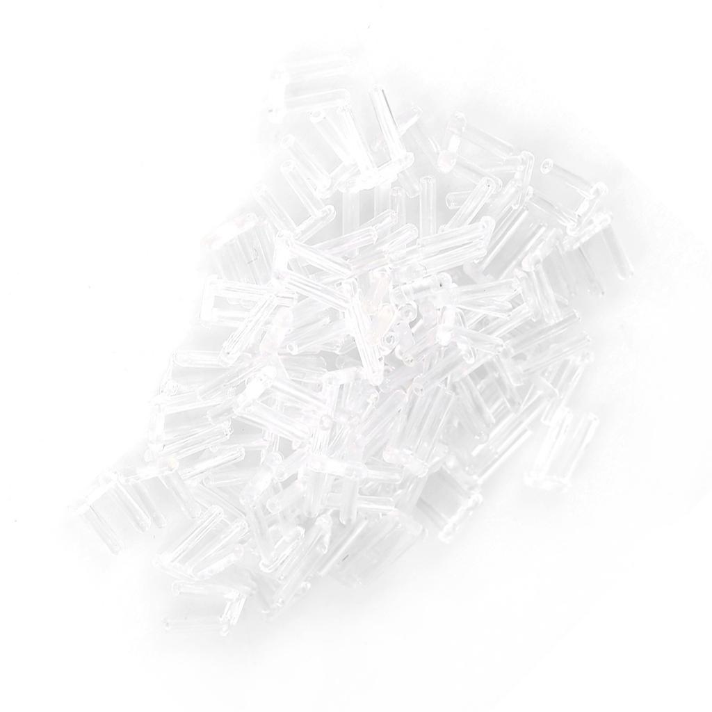 3 Types 100pcs New Plastic Compression Sleeves for Rimless Glasses Accessories Tools