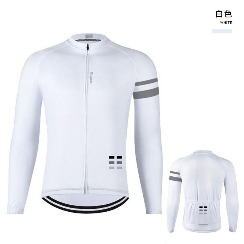 Mens Long Sleeve Cycling Jersey Set With Pants Mountain Bike Road Riding Medium