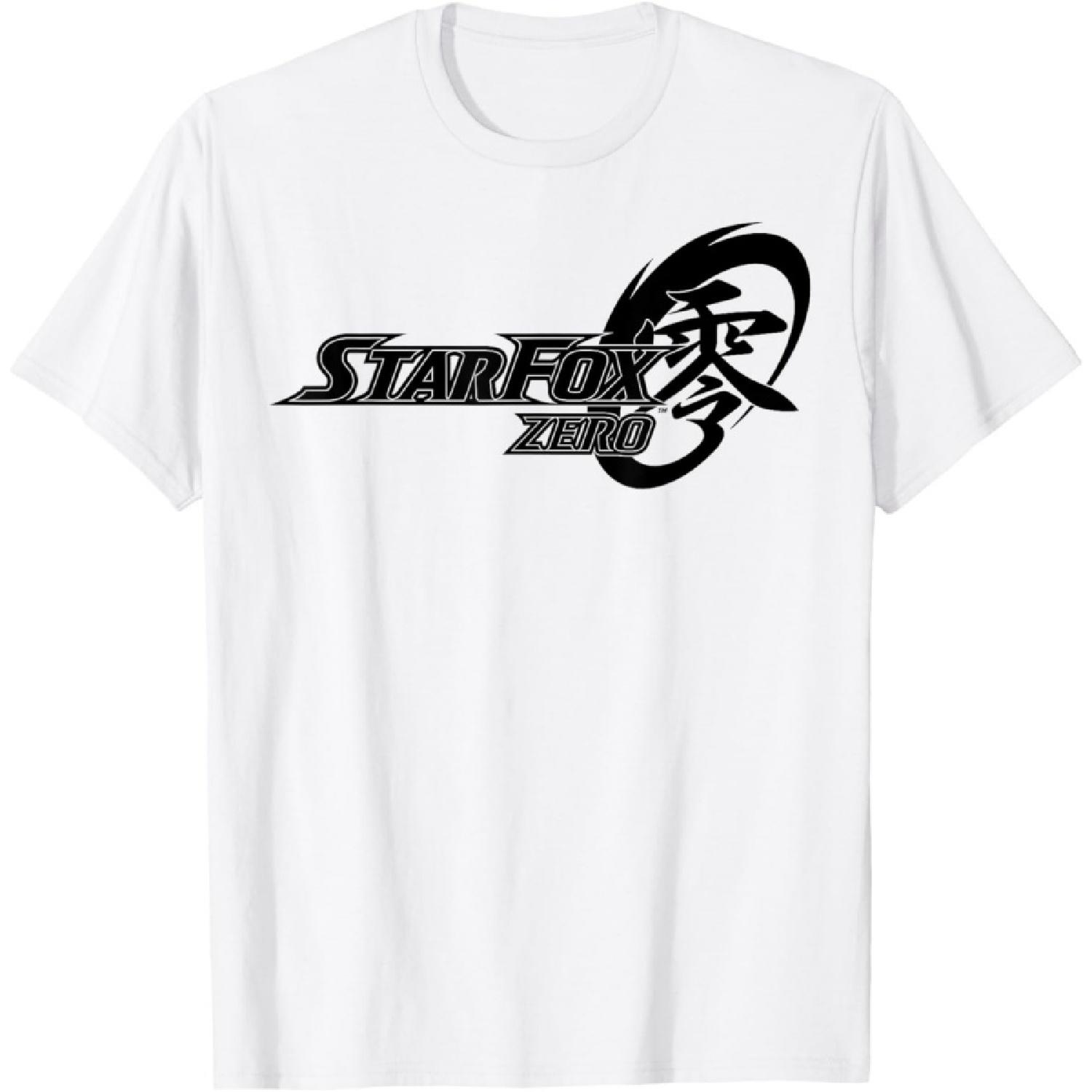 Nintendo Star Fox Zero Simple Black Logo T-Shirt S