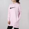 Nike Logo Print Sport Pullover Hoodie Women Tops Pink AV8291-663