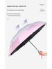 24-Rib Reinforced Automatic Folding Umbrella with UV Protection