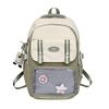 Schoolbag, Hand-held Tutorial Bag, Korean Version of Instagram, Large-capacity, College-style, Color-blocking Middle School Backpack