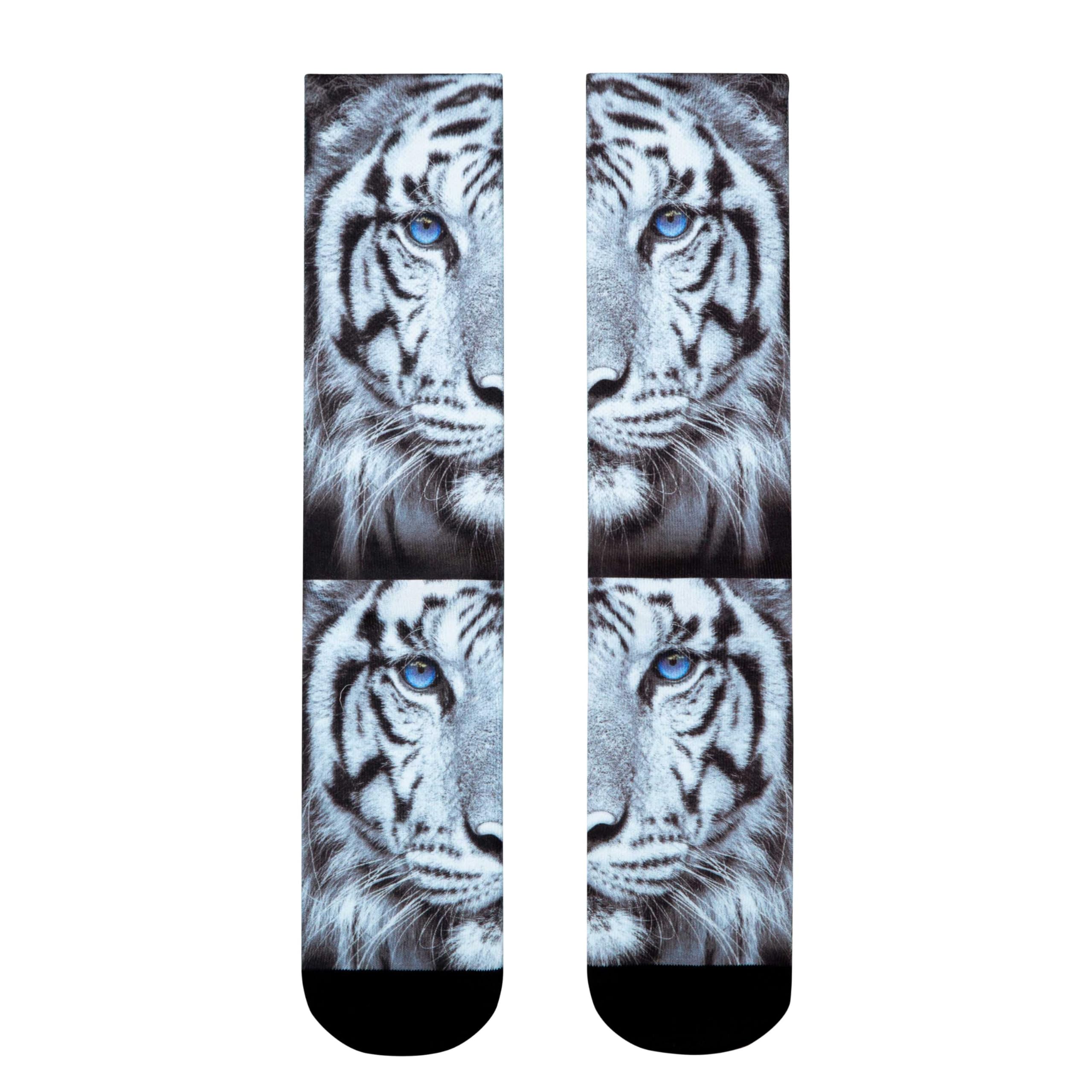 

Hip Shop Crew Socks, Size 26-28cm, HE6241D101, White Tiger