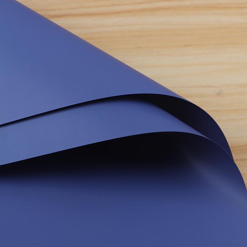 55x55cm Flower Wrapping Paper Foggy Waterproof Packing Festival Bouquet DIY Material Translucent Solid Color Decoration Paper