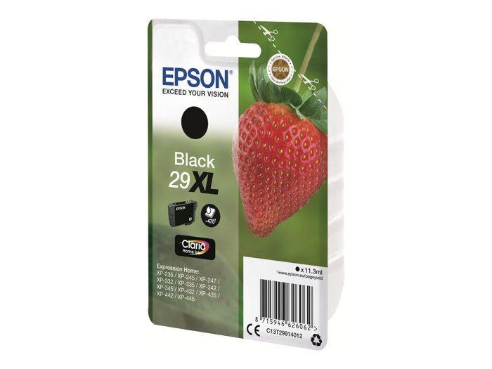 EPSON Strawberry Tintenpatrone - Claria XL Tinte - Schwarz - Epson Claria Home Ink - 11,3 ml - Tintenstrahl - XL
