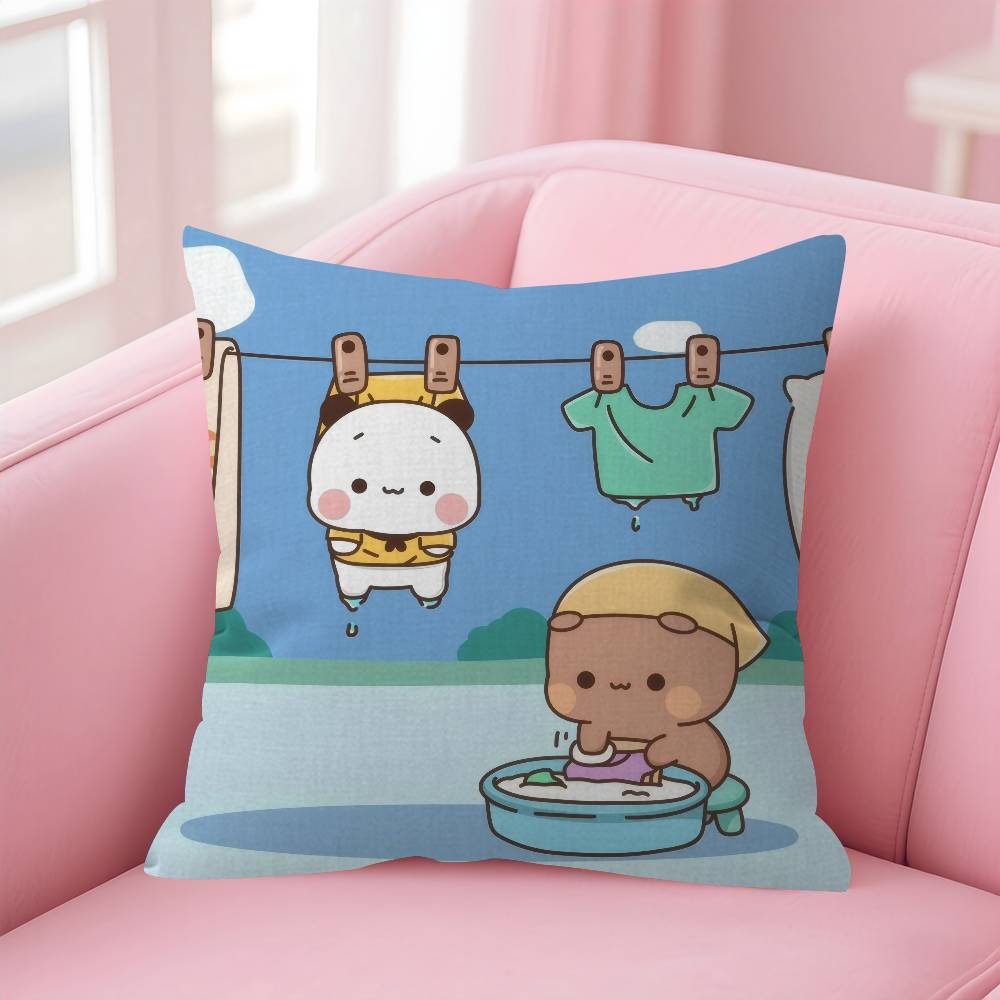 

Cartoon Bubu And Dudu pillow cover sofa cushion cover home room decoration children gift 30x30 cm