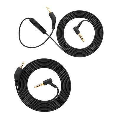 Câble Audio 3,5 mm vers 2,5 mm pour BOSE QC3 avec Microphone Contrôle du Volume Câble de Commande sur Ligne Cordon pour Casque Ligne