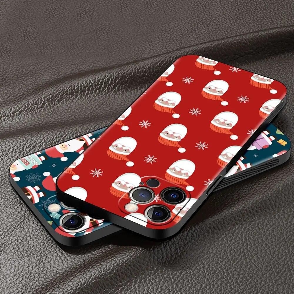 Cartoon Christmas Phone Case For iPhone Samsung Galaxy Redmi Xiaomi Oppo OnePlus Note S A 7 8 9 10 11 12 13 14 20 21 22 23 53 54 Pro Max Plus Ultra