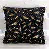 Hot Stamping Plush Leaf Series Pillow Pillow Case Pillow Bed Bedside Pillow