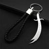 Islamic Imam Ali Zulfiqar Sword Key Chain for Women Men Stainless Steel Gold Color Arabic Religion Key Ring Bag Pendant Jewelry