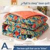 Jushuan Washed Cotton Milk Fleece Soy Fiber All-Season Quilt