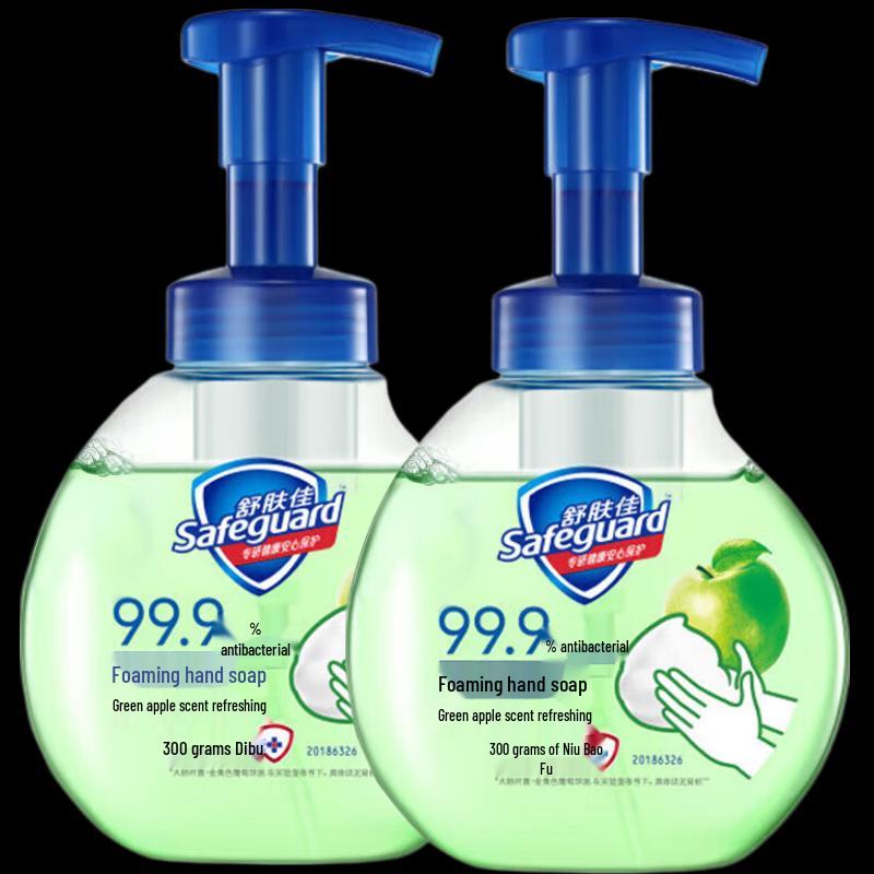 

Safeguard Foaming Antibacterial Hand Wash, Green Apple (2-pack)