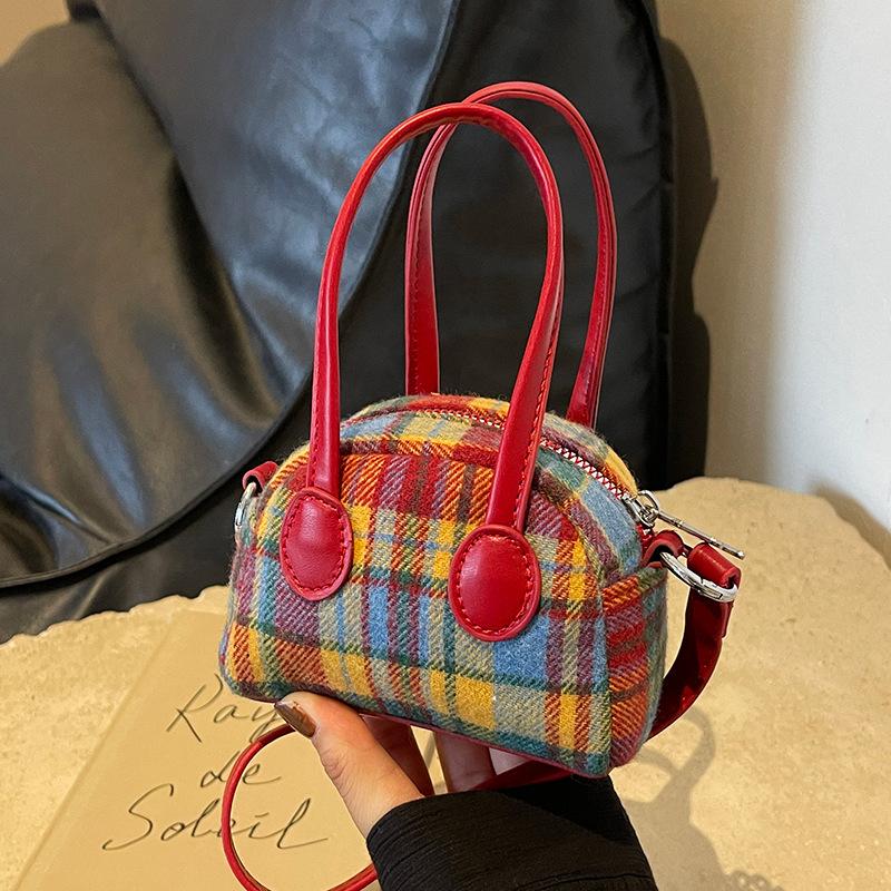 

Холщовая сумка женская 2024 новая высококачественная текстура нишевая осенне-зимняя универсальная сумка через плечо сумка-ракушка