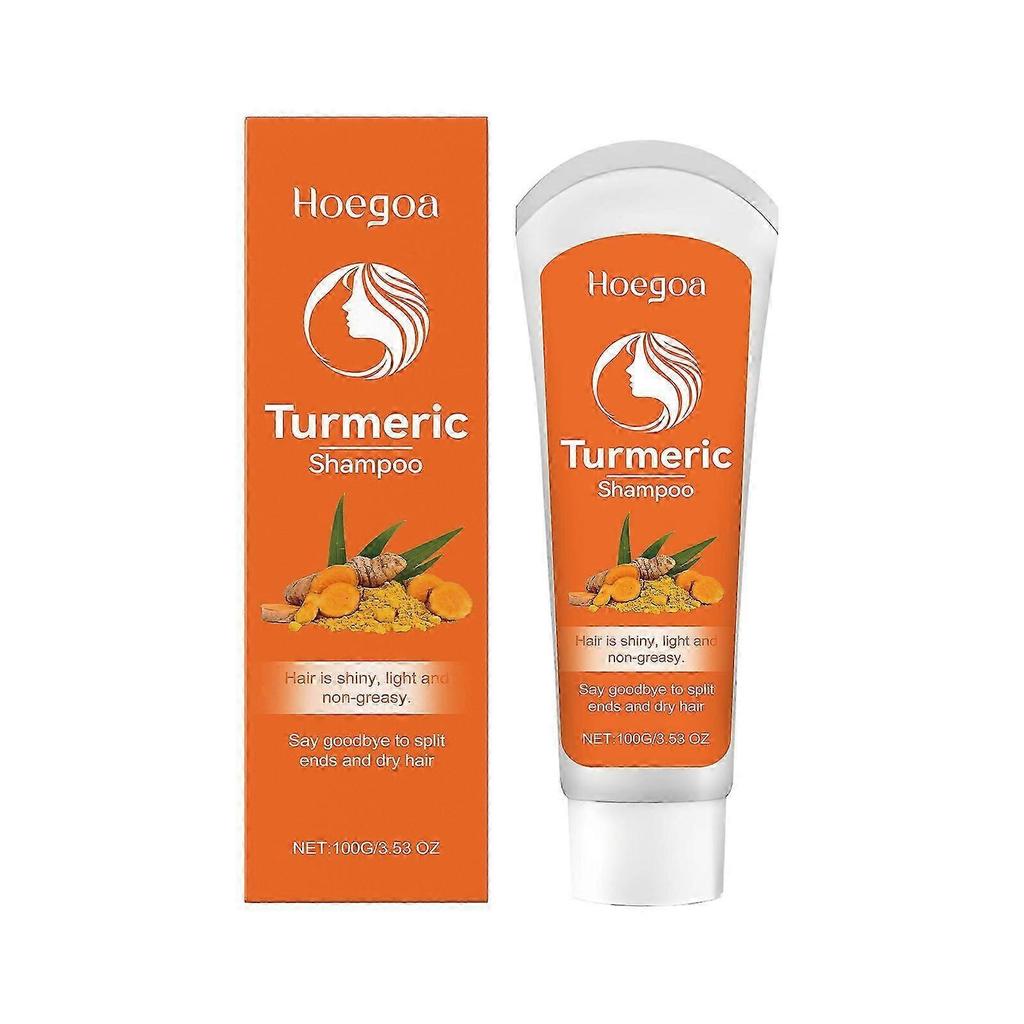 Turmeric Shampoo Cleanses Scalp, Hydrates Moisture And Softens Dry And Irritated Hair