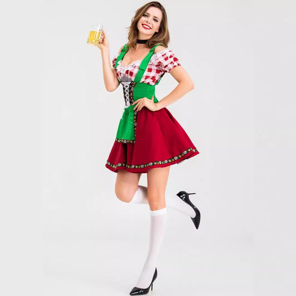 Sexy Oktoberfest Costume, German Munich Holiday Party Costume, Bar Dance Maid Beer Costume