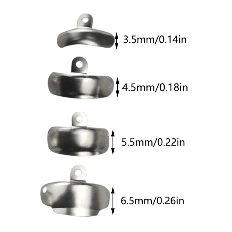 50Pcs Dental Matrix Bands Sectional Contoured Metal Matrices Dental Forming Clip 3.5/4.5/5.5/6.5Mm For Teeth Dentistry Tools