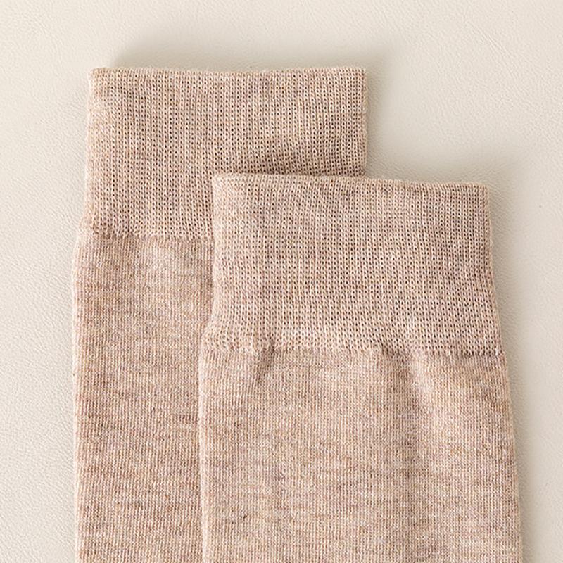 1Pair Long Tube Jk Calf Stockings Solid Color Comfortable Slimming Knee Socks Women's High Socks Sports Micro Pressure Socks