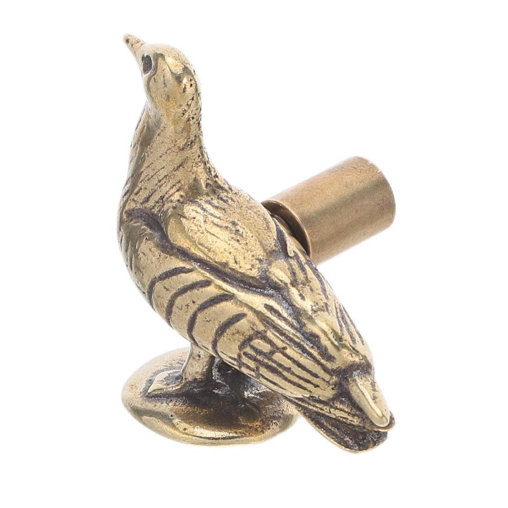 Brass Cabinet Knob With Single Hole Bird Dove Shaped Metal Handle Drawer Pull Furniture Hardware For Kitchen Wardrobe Closet