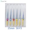 Zahnärztliche SX-F3 Blaue Feilen Nickel-Titan Rotierend Universell Motor Endodontisch Anti-Ermüdung Konstant Nadel Zahnmedizin Wurzelkanal Material