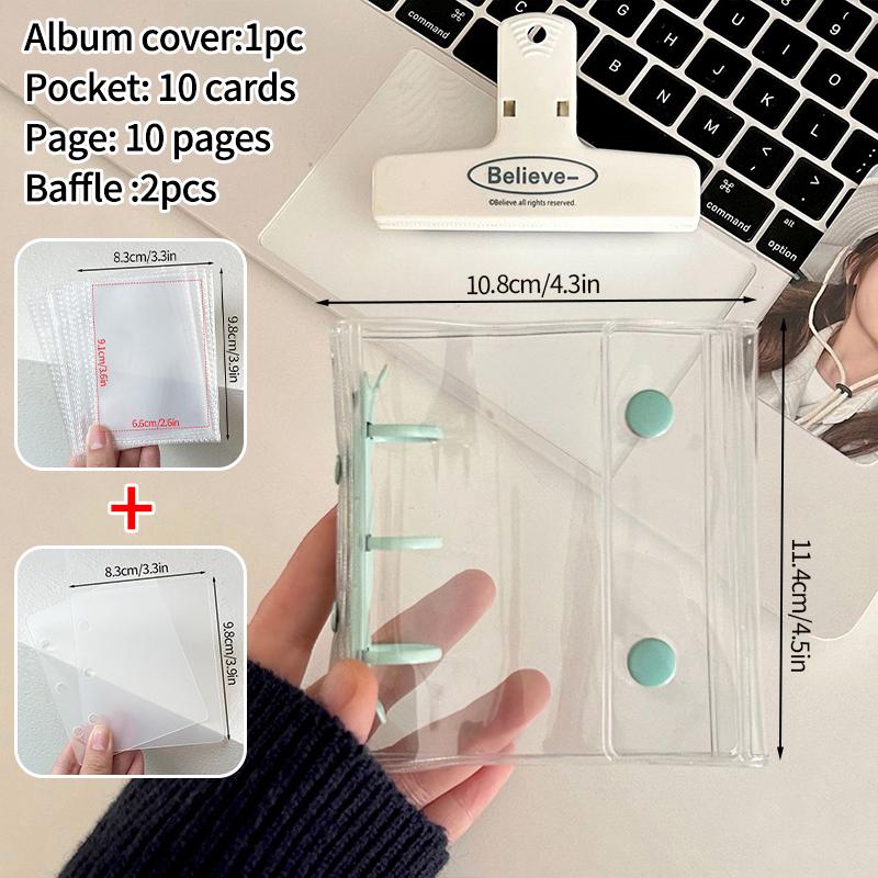A8 Binder Photocard Holder Idol Cards Collect Book Cute Photo Album Kpop Card Holder Binder Background Kpop Album