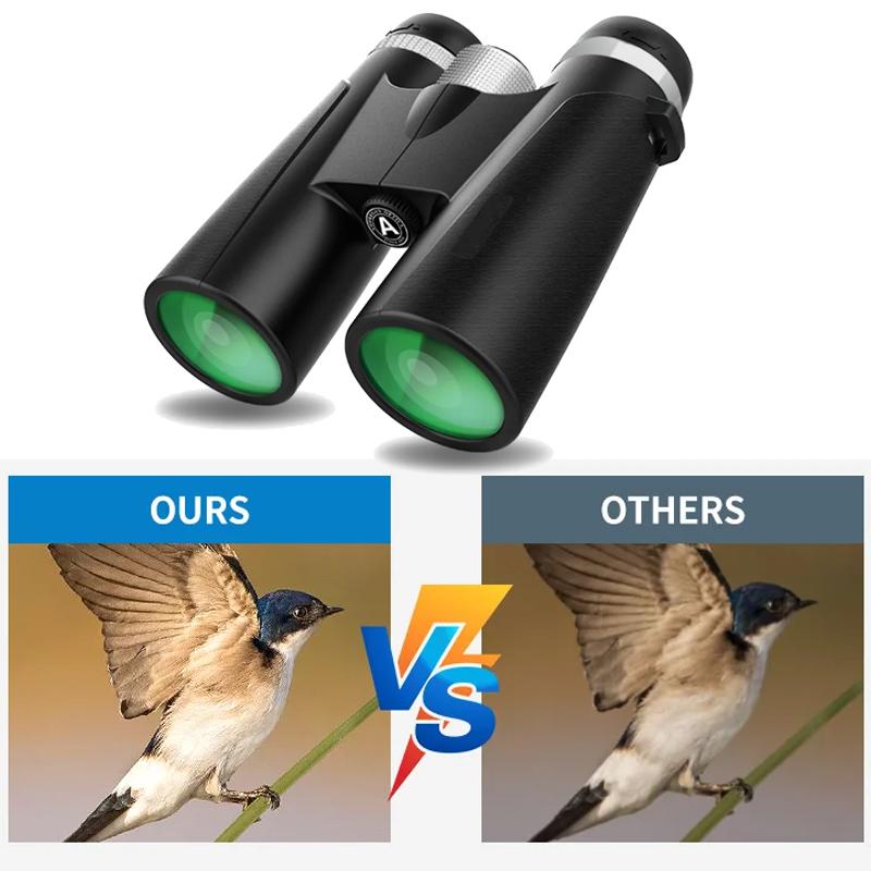 High-definition 12x42 Professional Binocular Telescop Zoom Powerful Eyepiece Outdoor Spyglas