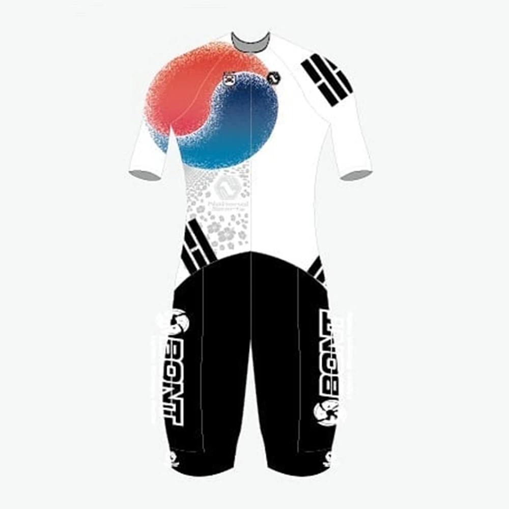 

Bont Чоловічий Pro Team Костюм для інлайн-швидкісного катання Skinsuit Швидкісне катання Велосипедний одяг Комбінезон Ropa Ciclismo 3XL