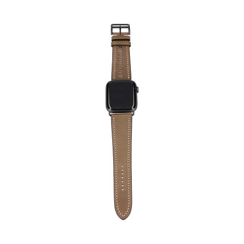 

[Apostrophe Comma] Apostrophe Comma Leather Work Apple Watch Strap Premium Leather Band_Khaki Dark Brown