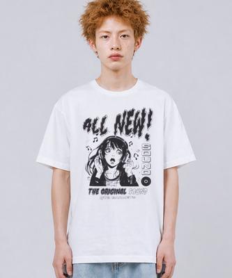 QT8 GARMENTS Lb All New Washed Tee (Ivory)